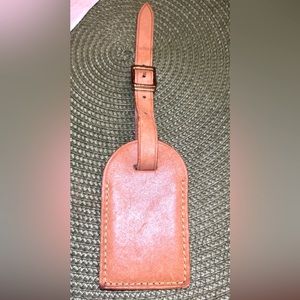EUC Louis Vuitton luggage or bag tag charm